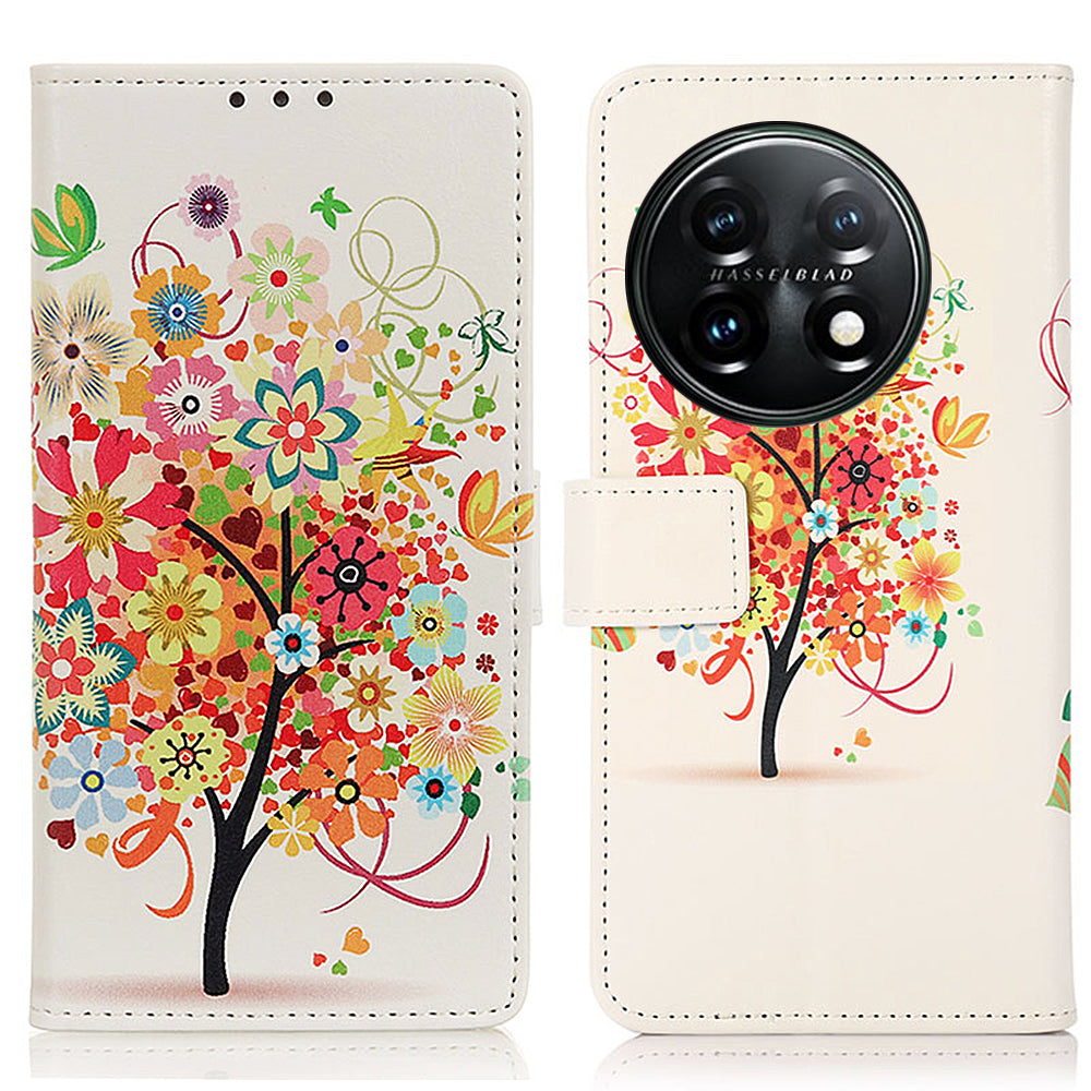 For OnePlus 11 5G Pattern Printing Phone Case PU Leather Stand Wallet Flip Cover For OnePlus 11 5G Pattern Printing Phone Case PU Leather Stand Wallet Flip Cover